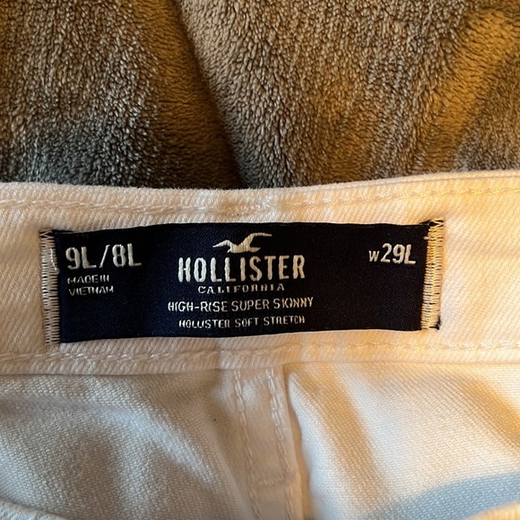 Hollister Skinny White Jeans Size 29L - Picture 3 of 3